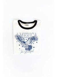 America The Beautiful Ringer Tshirt
