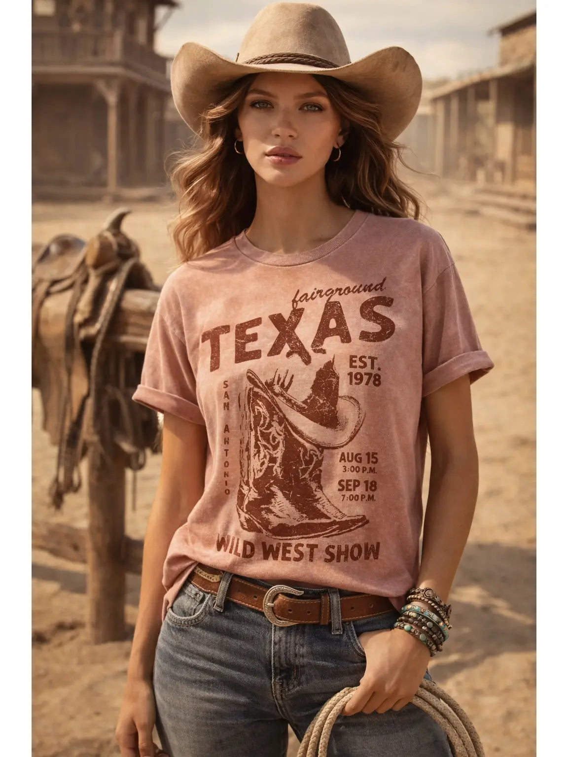 Texas Wild West T-shirt