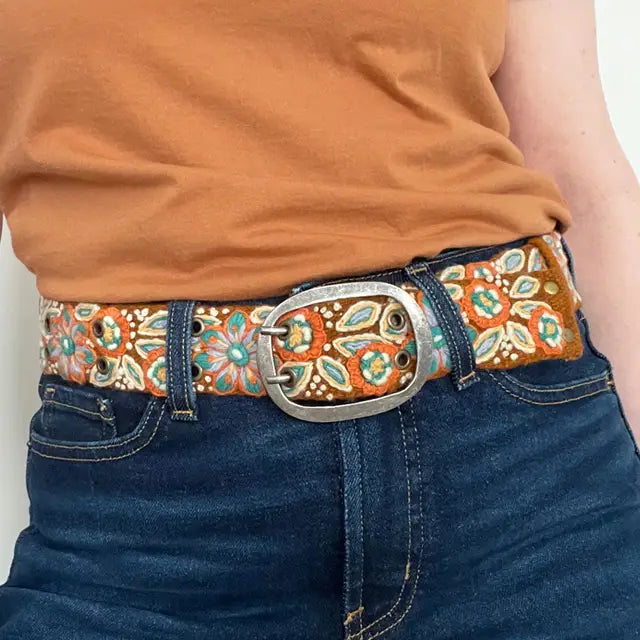 Ground Cover Embroidered Belt