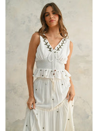 Embroiderry Detailed Top