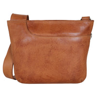 Arden Leather Crossbody Bag - Cognac