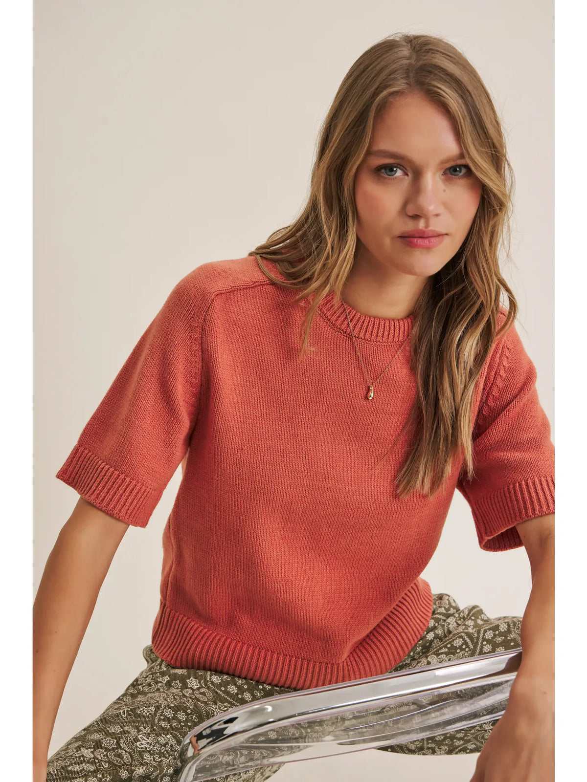 Angie Rust Sweater - august