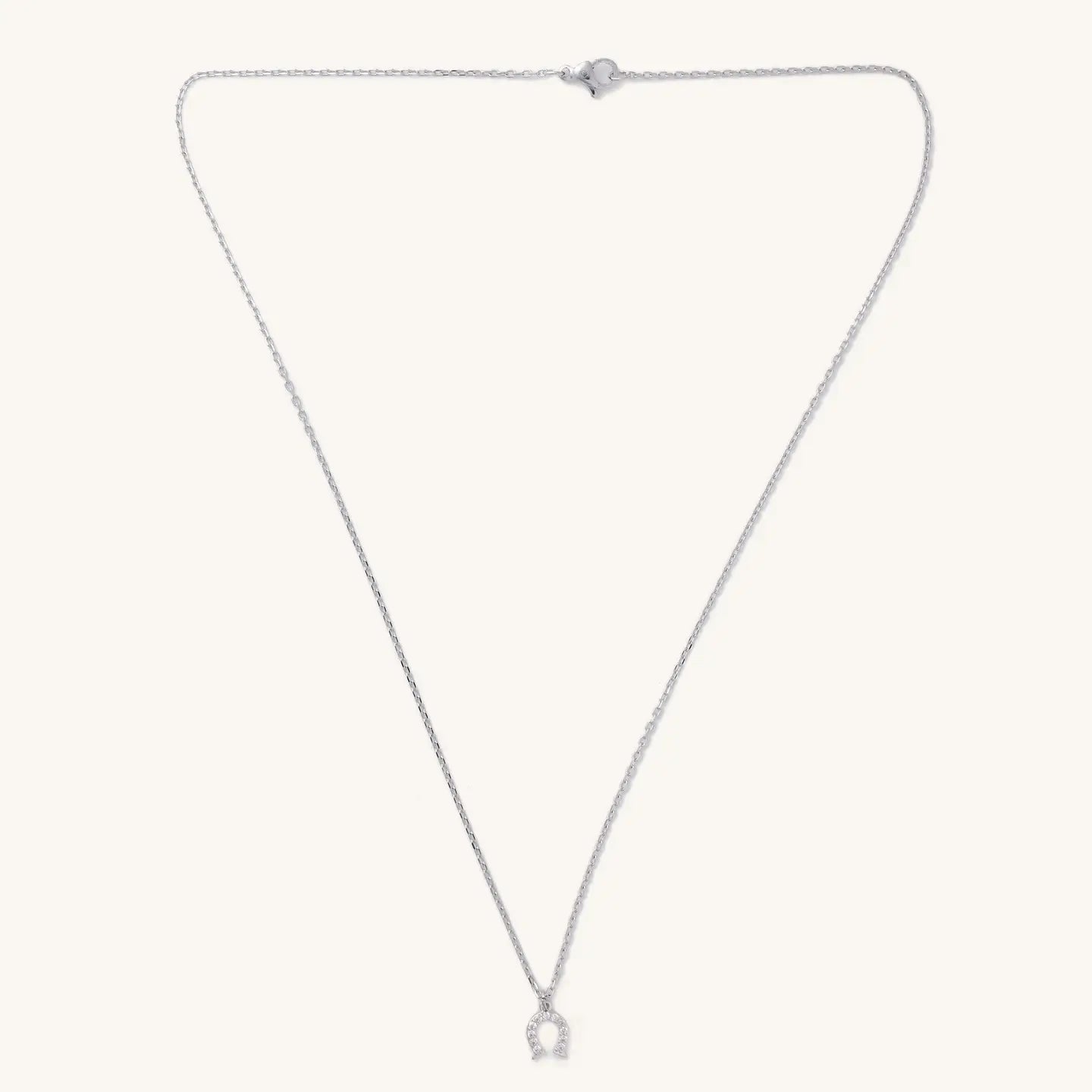 Nikki Smith necklace- stainless steel lucky horseshoe