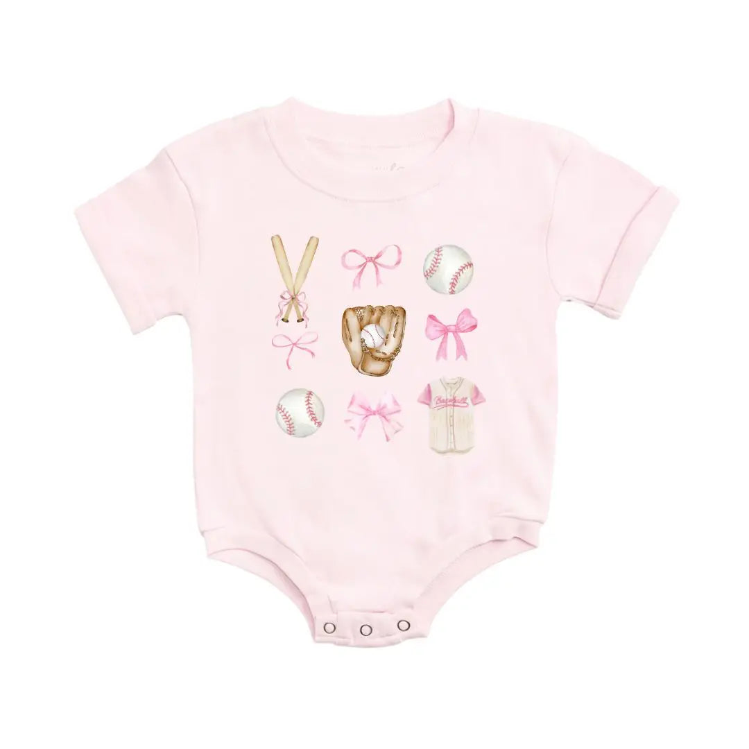 Baseball Cutie Baby Romper
