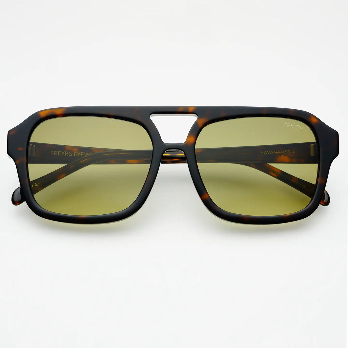 FREYRS- Havana Aviator Sunglasses (Dark Tortoise)