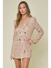 Avery Sequin Blazer Dress