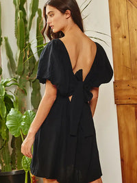 Sophia Back Tie Dress