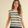 Misty Striped Top