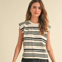 Misty Striped Top