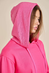 Pink Hooded Top