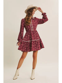 Misty Scallop Lace Dress
