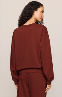 Z-Supply , Boyfried Sweatshirt, Rouge