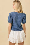 Vanna Denim Top