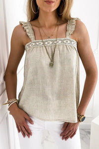 Ashley Ruffle Strap Tank