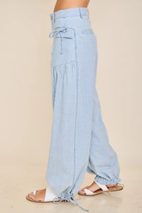 Southern Stripe Balloon Pants