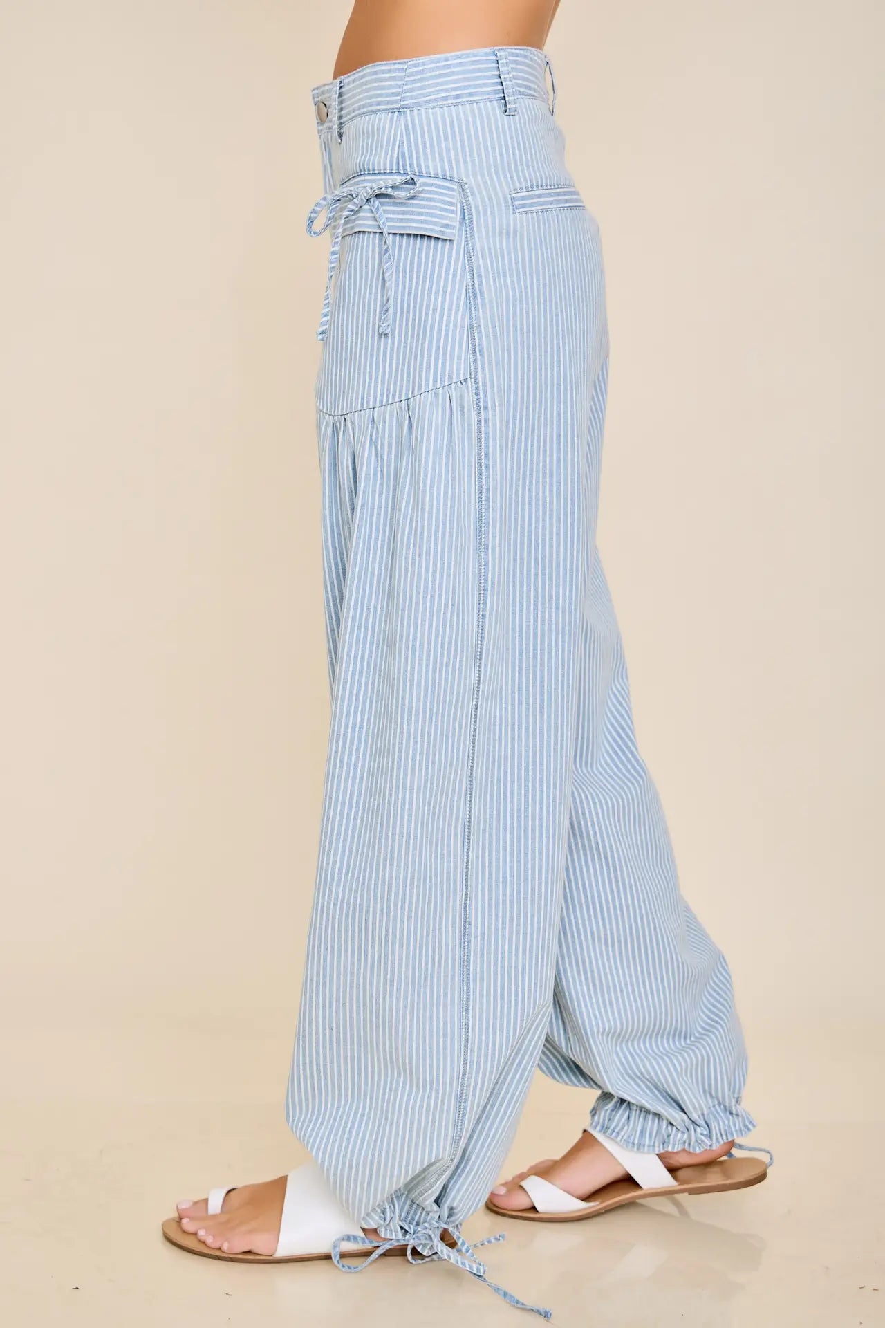 Southern Stripe Balloon Pants
