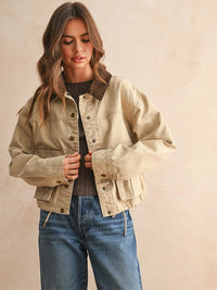 Contrast Utility Jacket