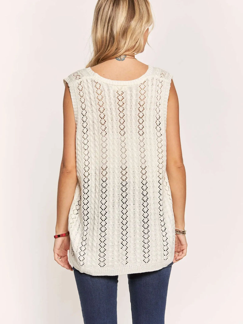 Leeann Sweater Vest Top