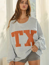 TX Graphic Sweatshirt/brnt orange