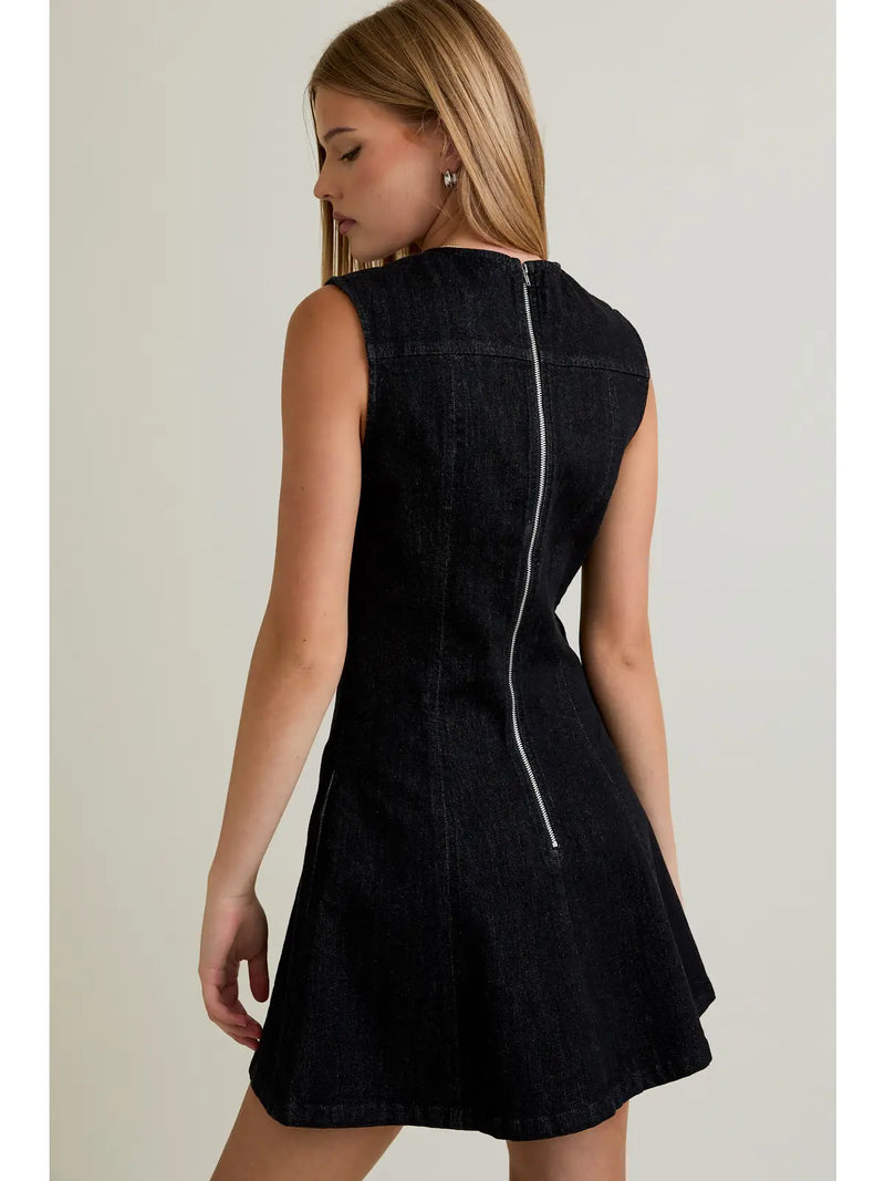Jenny Black Denim Dress