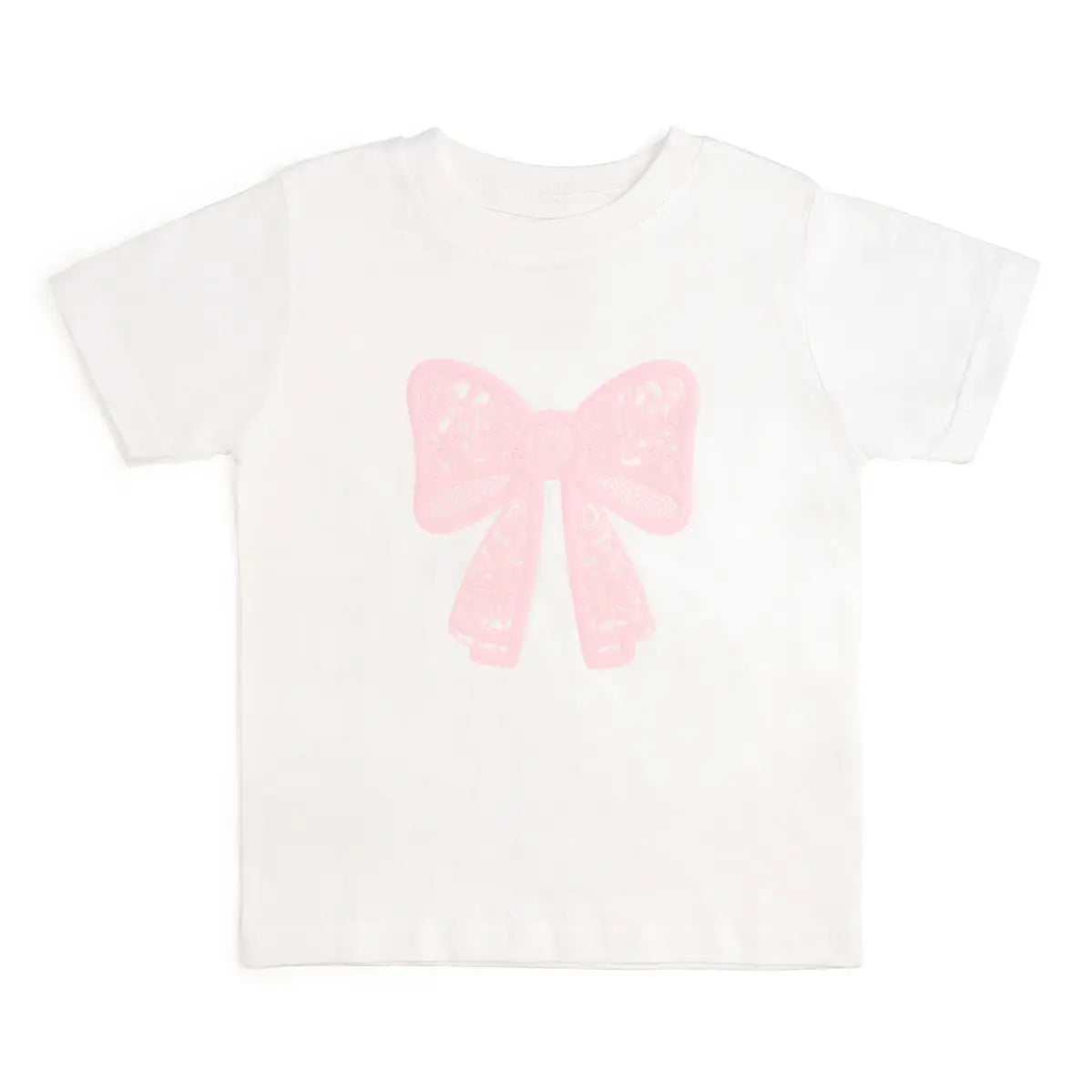 Lace Bow Puff Tshirt