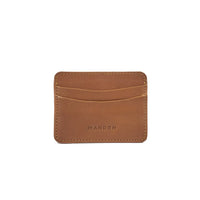 Leather Card Holder- Tan