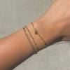 Alice Gold Heart Bracelet