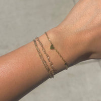 Nikki Smith - Alice Gold Heart Bracelet
