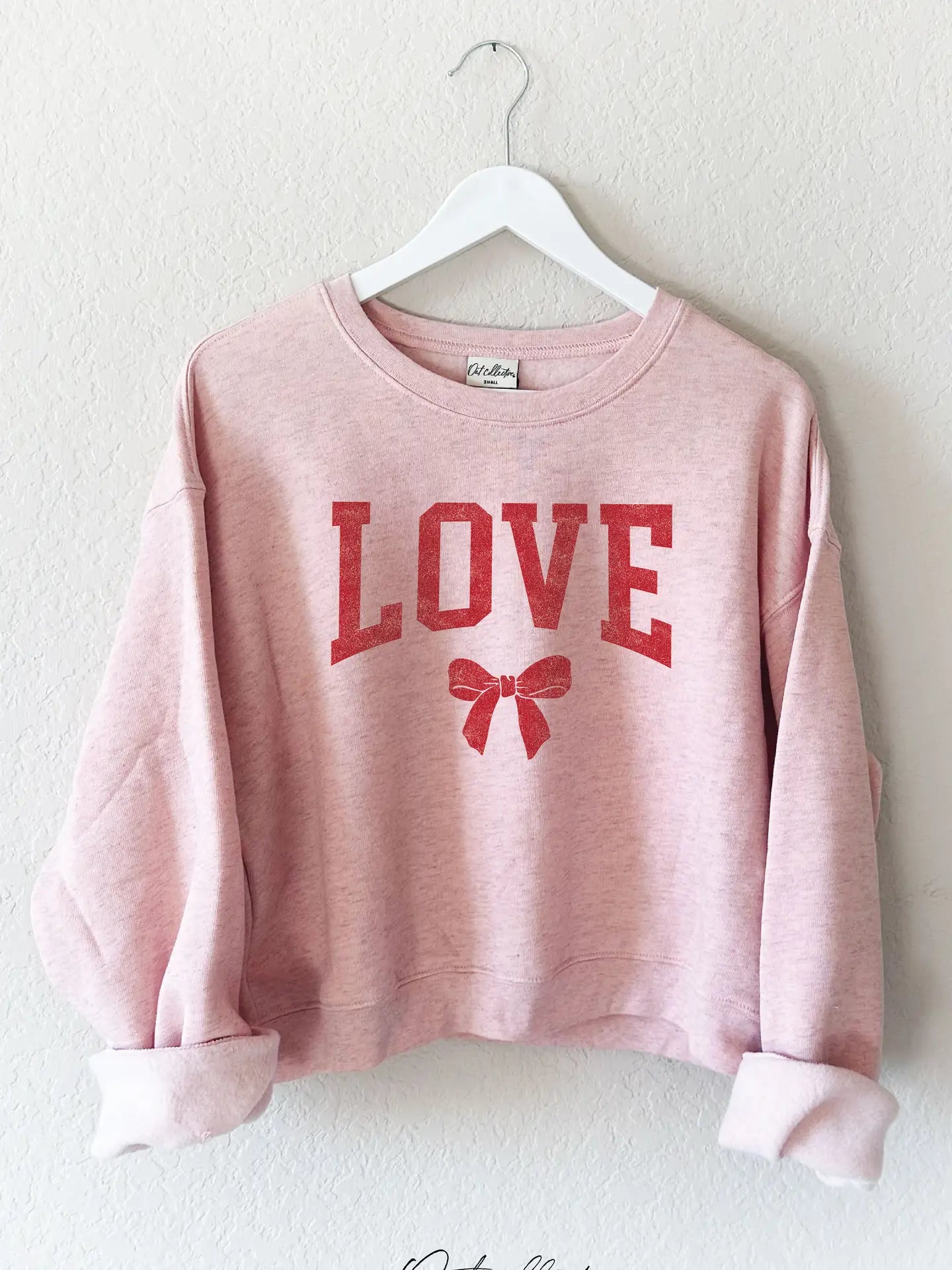 Love Bow Graphic Sweatshirt