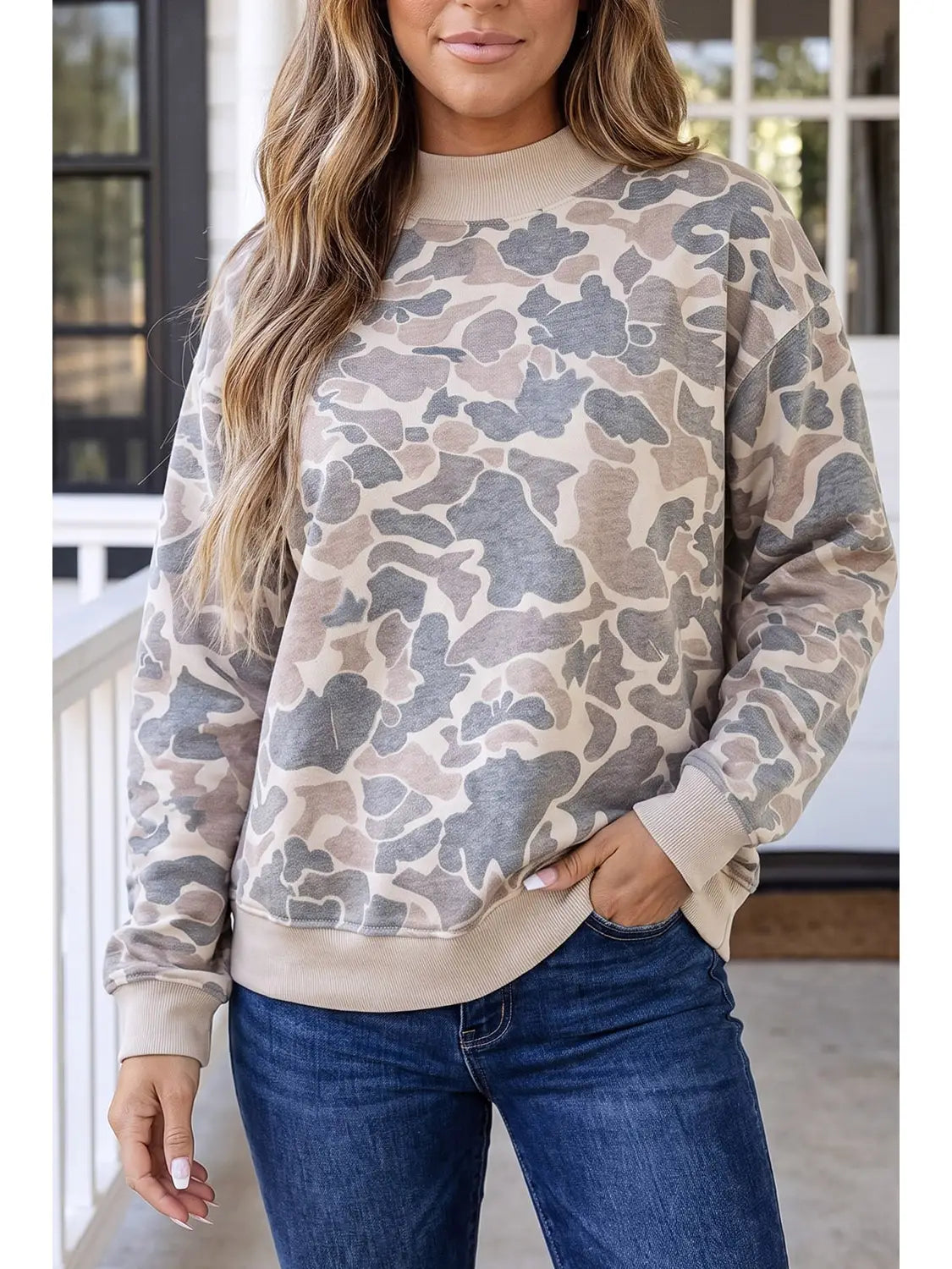 Alexis Camo Sweatshirt