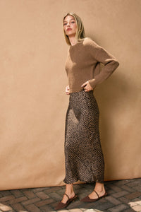 Smoke and Sand Maxi Skirt