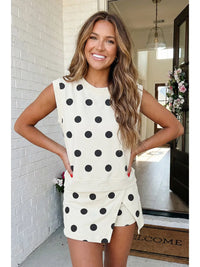 Polka Dot Skort Set