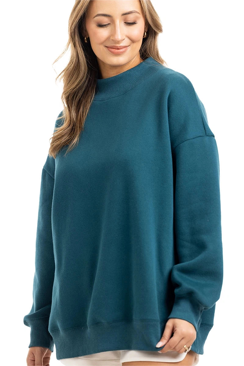 Harley Mock Neck Sweatshirt