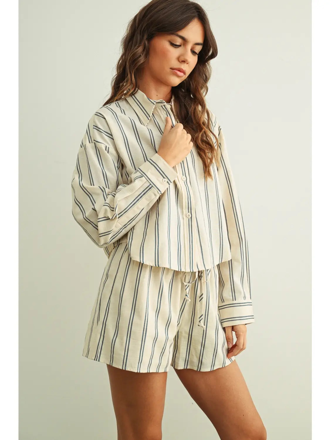 Chancy Striped Shorts