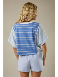 Boxy Stripe Top