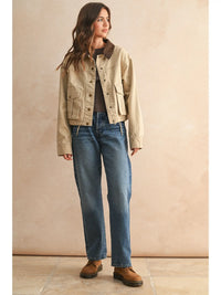 Contrast Utility Jacket
