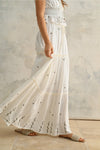 Embroidery Detail Maxi Skirt
