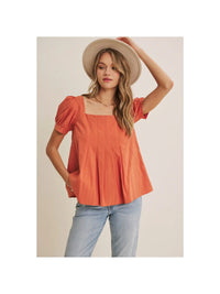 Sunday Aire Textured Top - august