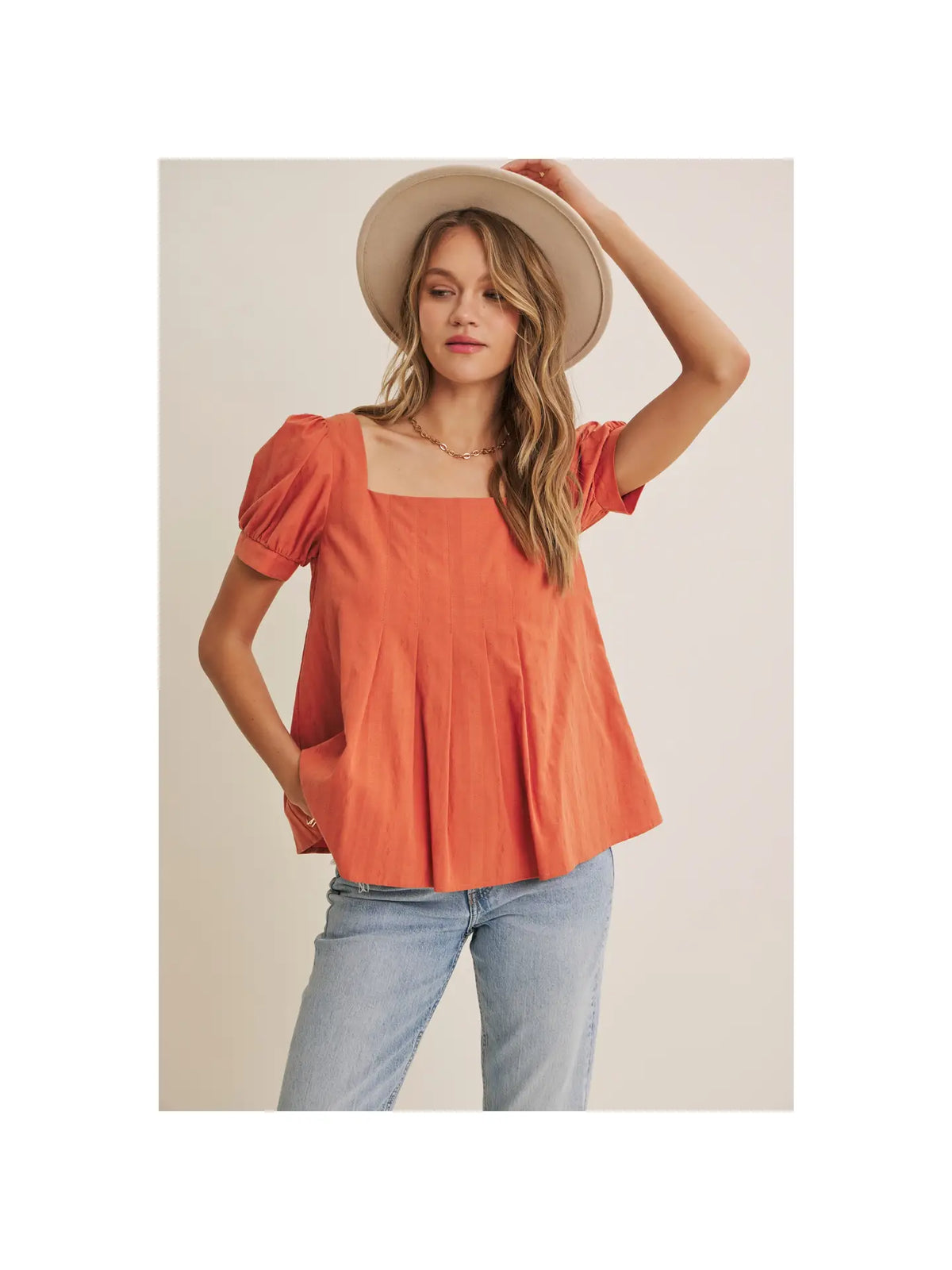 Sunday Aire Textured Top - august