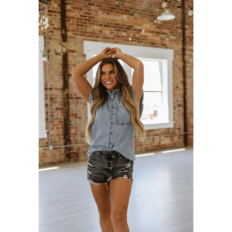 Jojo Denim Blouse