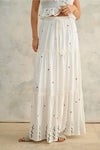 Embroidery Detail Maxi Skirt