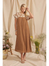 Sophia Embroidered Gauzy Dress