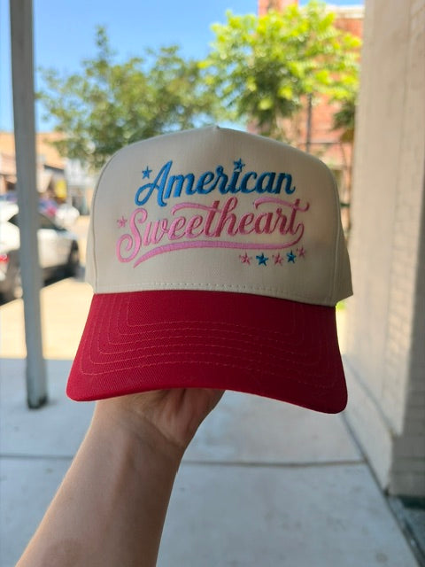Embroidered Hat - American Sweetheart