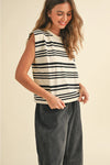 Misty Striped Top