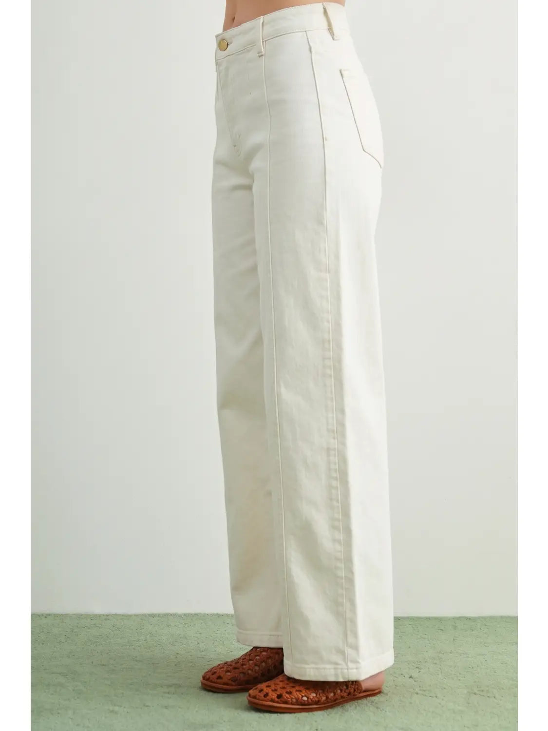 Whitney White Denim Pants