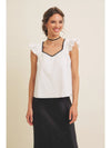 Everly White Top