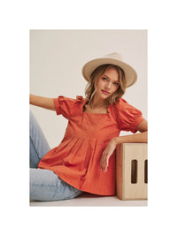 Sunday Aire Textured Top - august