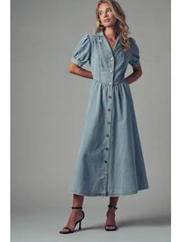 Jessie Button Down Denim Dress