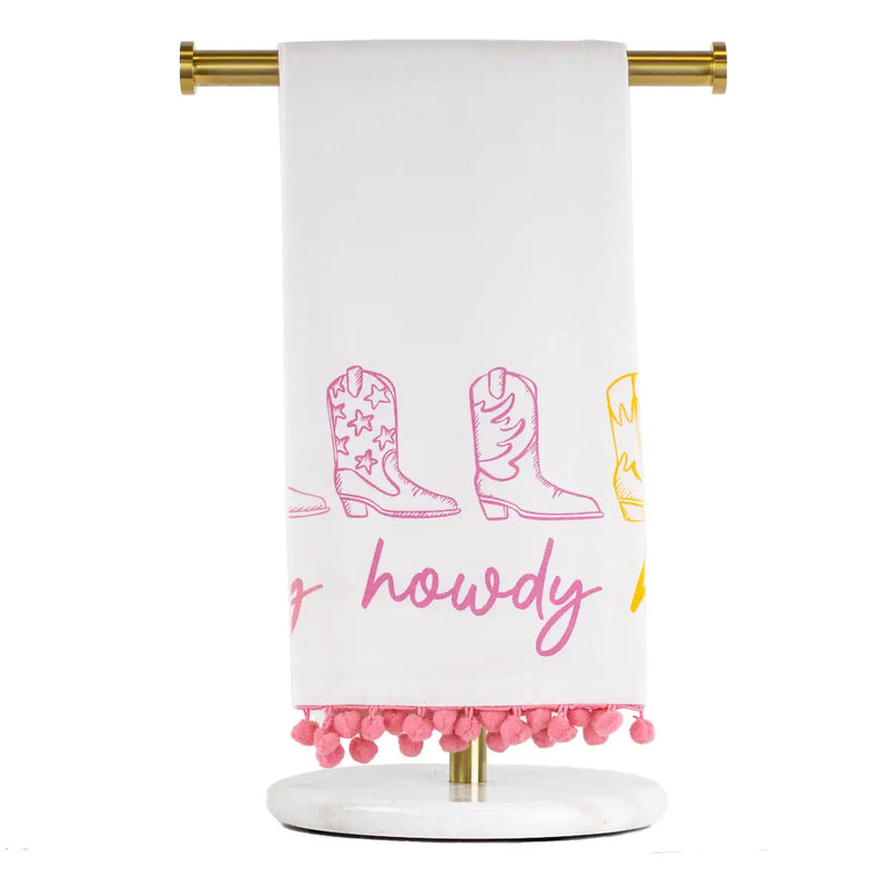 Howdy Cowgirl Hand Towel