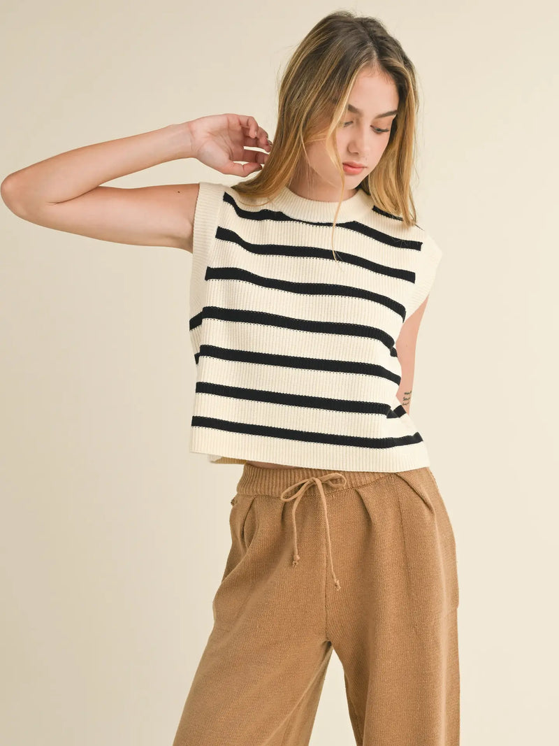 Striped Pattern Sweater